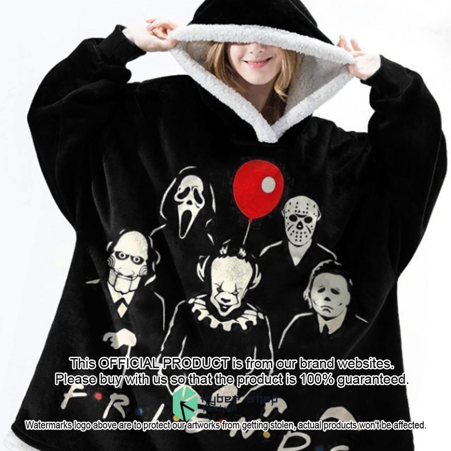 Friend Horro Character Blanket Hoodie