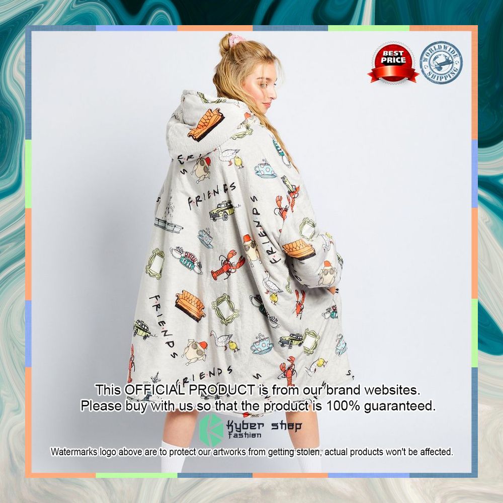 Friends Grey Oodie Blanket Hoodie 9 Friends Grey Oodie Blanket Hoodie word2