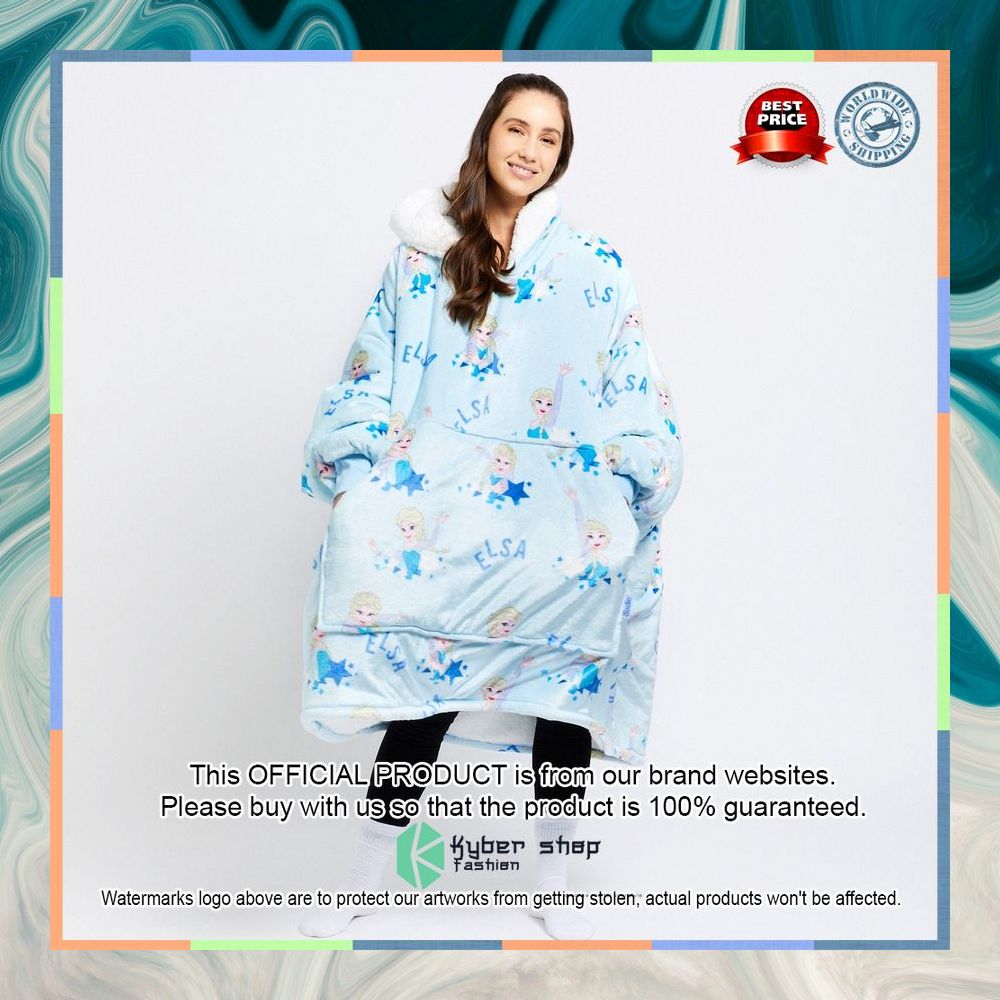 Frozen Elsa Oodie Blanket Hoodie 7 Frozen Elsa Oodie Blanket Hoodie word1