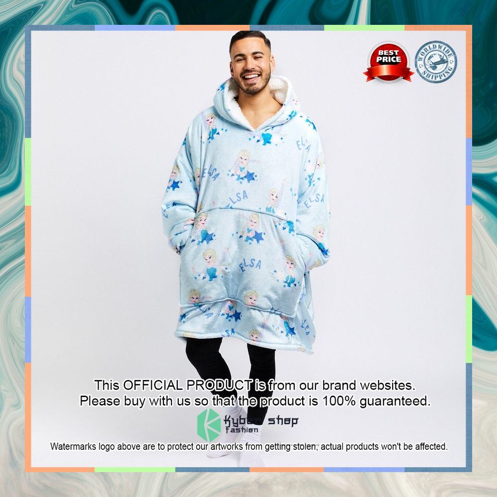 Frozen Elsa Oodie Blanket Hoodie 8 Frozen Elsa Oodie Blanket Hoodie word1