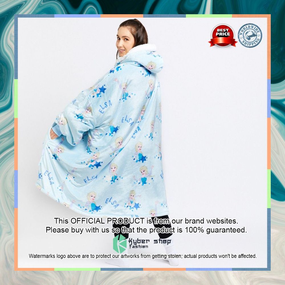 Frozen Elsa Oodie Blanket Hoodie 9 Frozen Elsa Oodie Blanket Hoodie word1