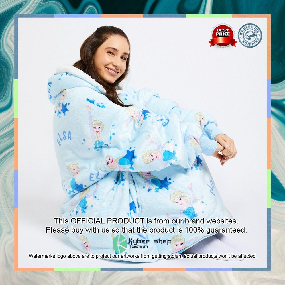 Frozen Elsa Oodie Blanket Hoodie 11 Frozen Elsa Oodie Blanket Hoodie word1
