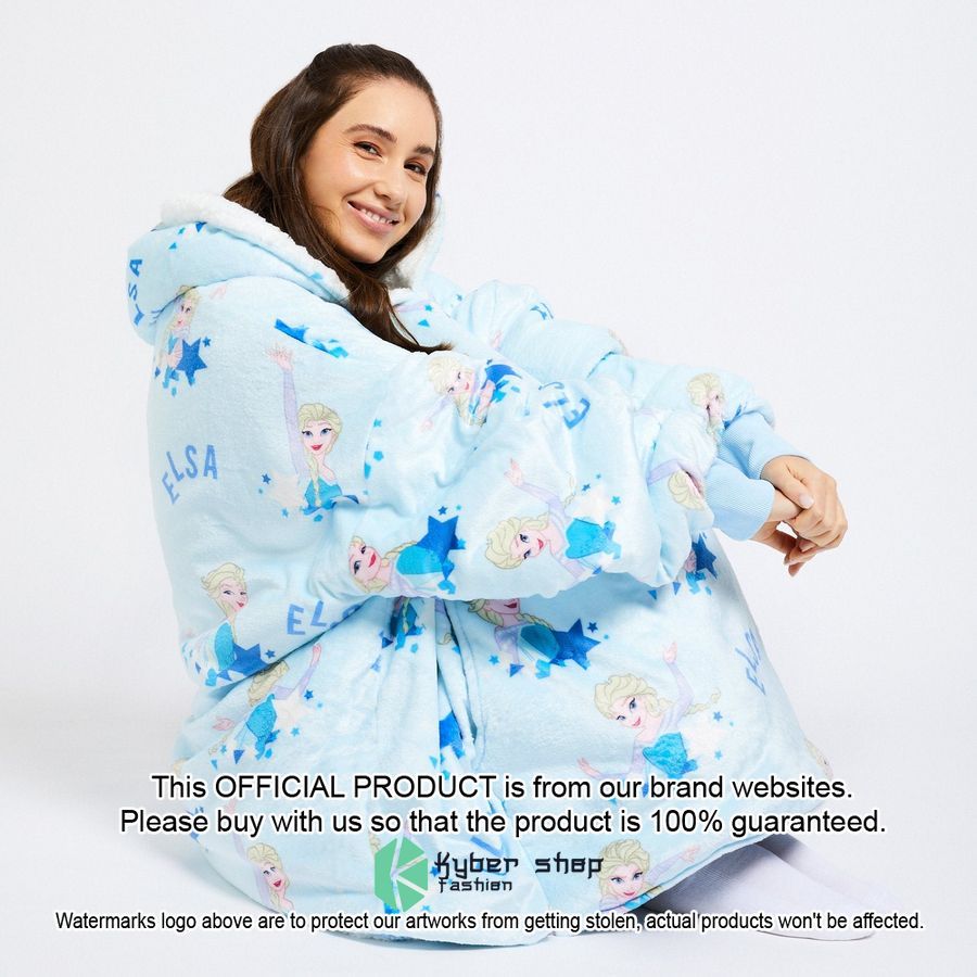 Frozen Elsa Oodie Blanket Hoodie 5 Frozen Elsa Oodie Blanket Hoodie word1