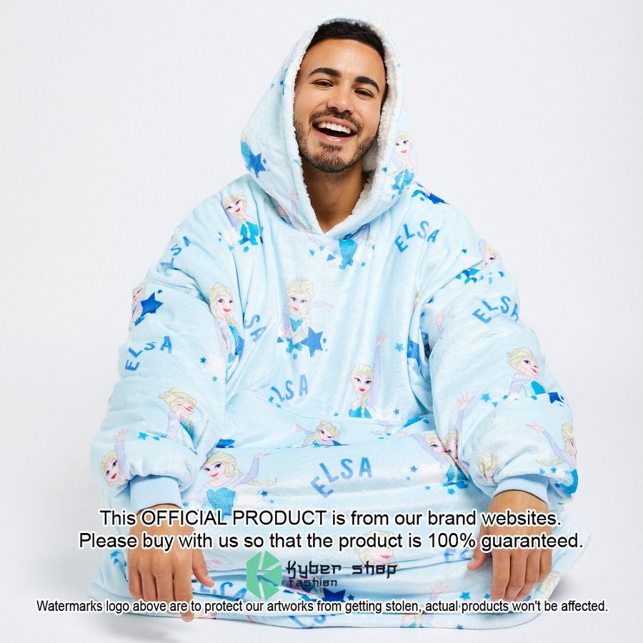 Frozen Elsa Oodie Blanket Hoodie 6 Frozen Elsa Oodie Blanket Hoodie word1