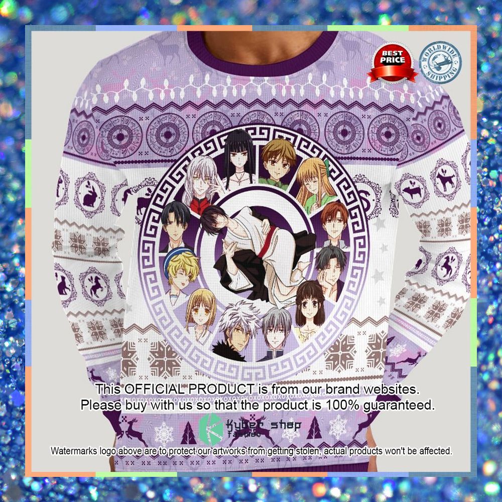 Fruits Basket Characters Christmas Sweater 7 Fruits Basket Characters Christmas Sweater word3