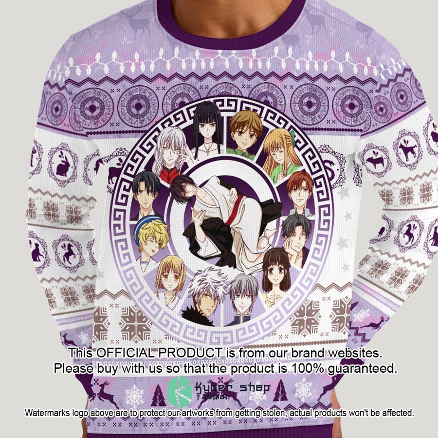 Fruits Basket Characters Christmas Sweater