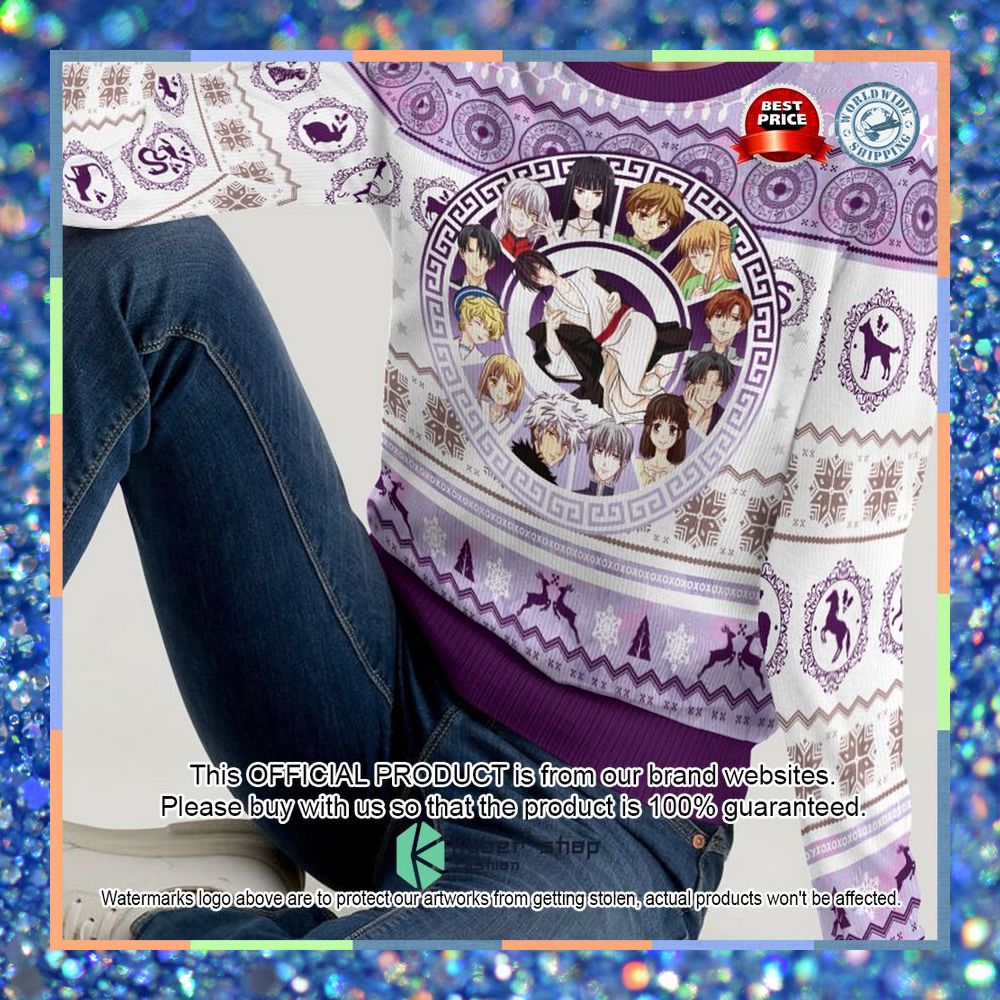 Fruits Basket Characters Christmas Sweater 8 Fruits Basket Characters Christmas Sweater word3