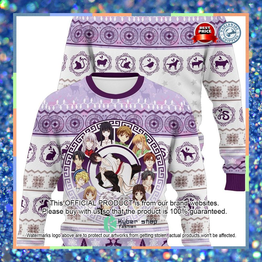 Fruits Basket Characters Christmas Sweater 12 Fruits Basket Characters Christmas Sweater word3