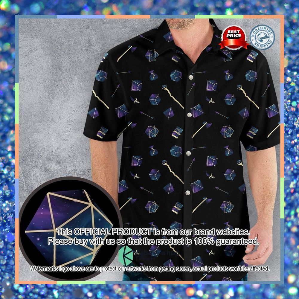Galaxy In Dice Dungeons And Dragons Pattern Hawaiian Shirt 5 Galaxy In Dice Dungeons And Dragons Pattern Hawaiian Shirt word3