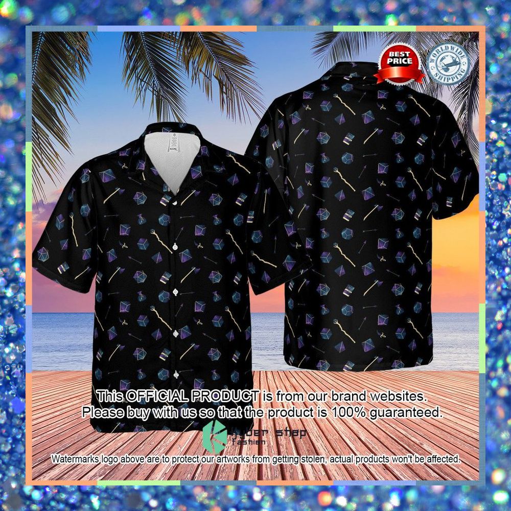 Galaxy In Dice Dungeons And Dragons Pattern Hawaiian Shirt 8 Galaxy In Dice Dungeons And Dragons Pattern Hawaiian Shirt word3
