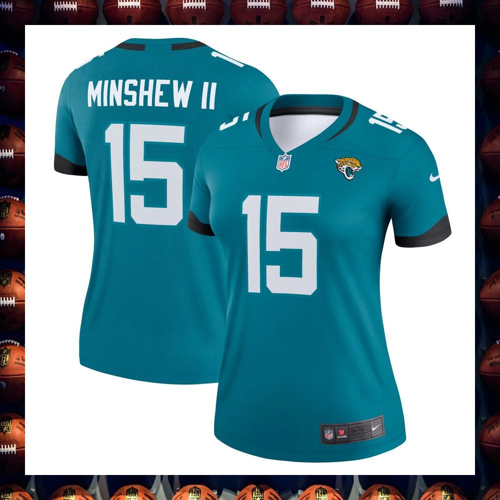 Gardner Minshew II Jacksonville Jaguars Women's Legend Teal Football Jersey