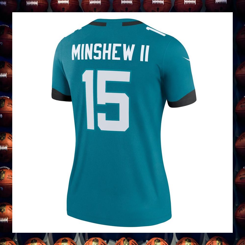 Gardner Minshew II Jacksonville Jaguars Women's Legend Teal Football Jersey 3 Gardner Minshew II Jacksonville Jaguars Women's Legend Teal Football Jersey word1