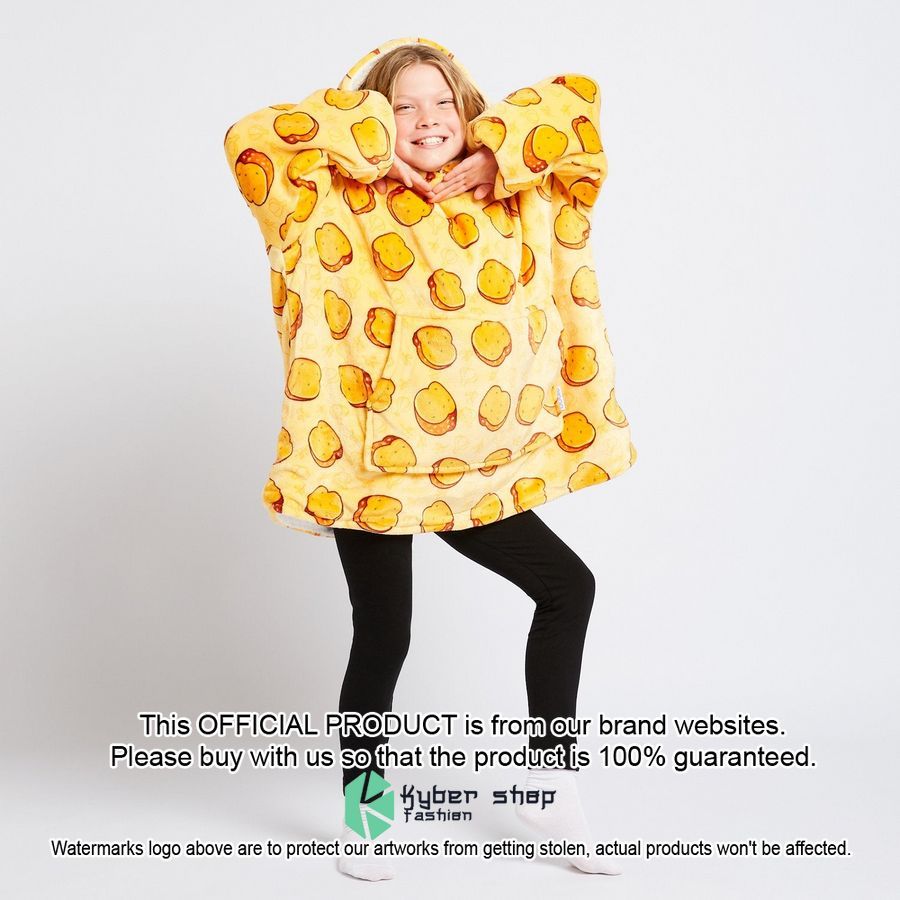 Garlic Bread Kids Oodie Blanket Hoodie