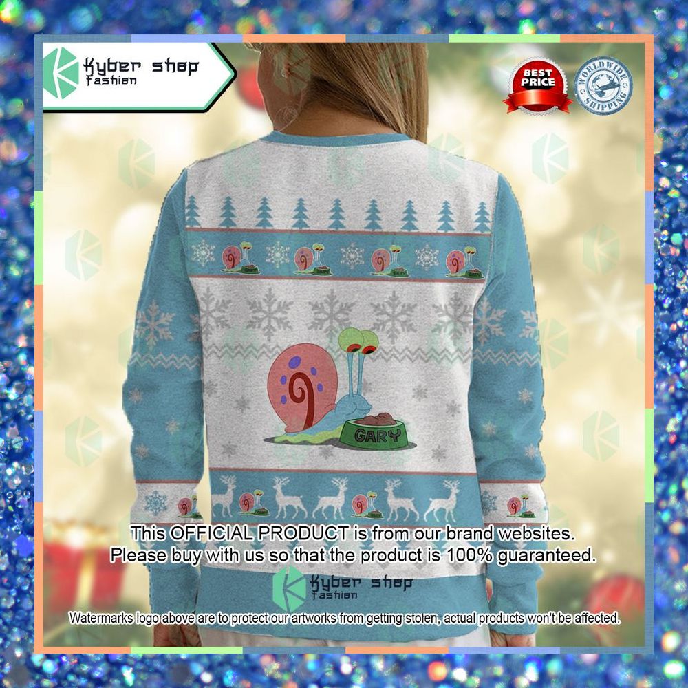 Gary SpongeBob SquarePants Christmas Sweater 10 Gary SpongeBob SquarePants Christmas Sweater word3