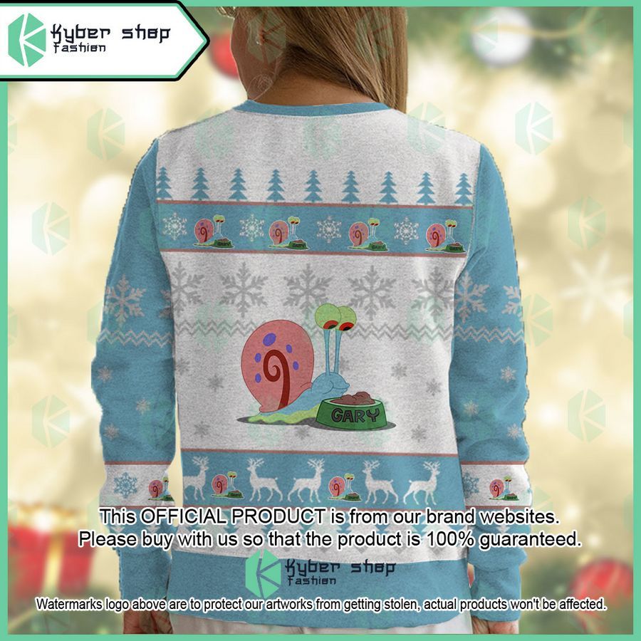 Gary SpongeBob SquarePants Christmas Sweater 5 Gary SpongeBob SquarePants Christmas Sweater word3
