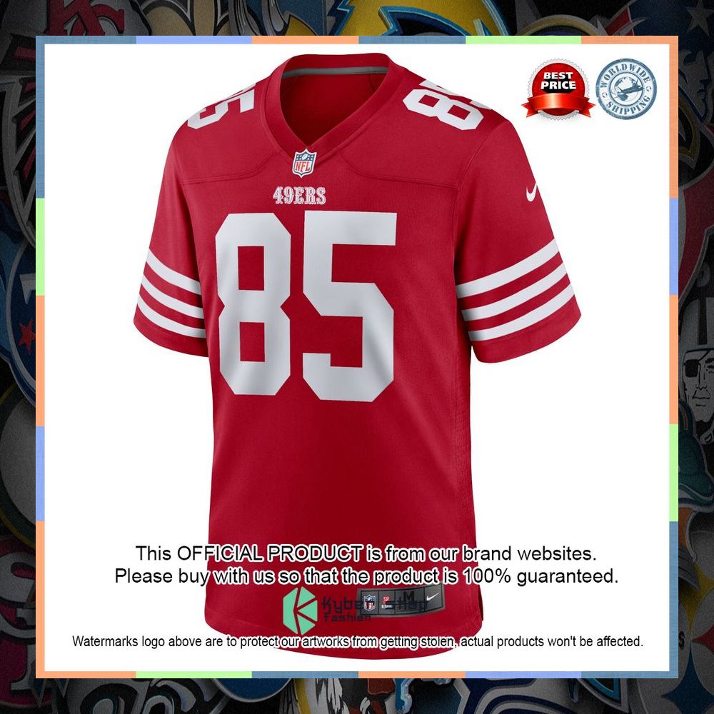 George Kittle San Francisco 49ers Team Scarlet Football Jersey 6 George Kittle San Francisco 49ers Team Scarlet Football Jersey word1