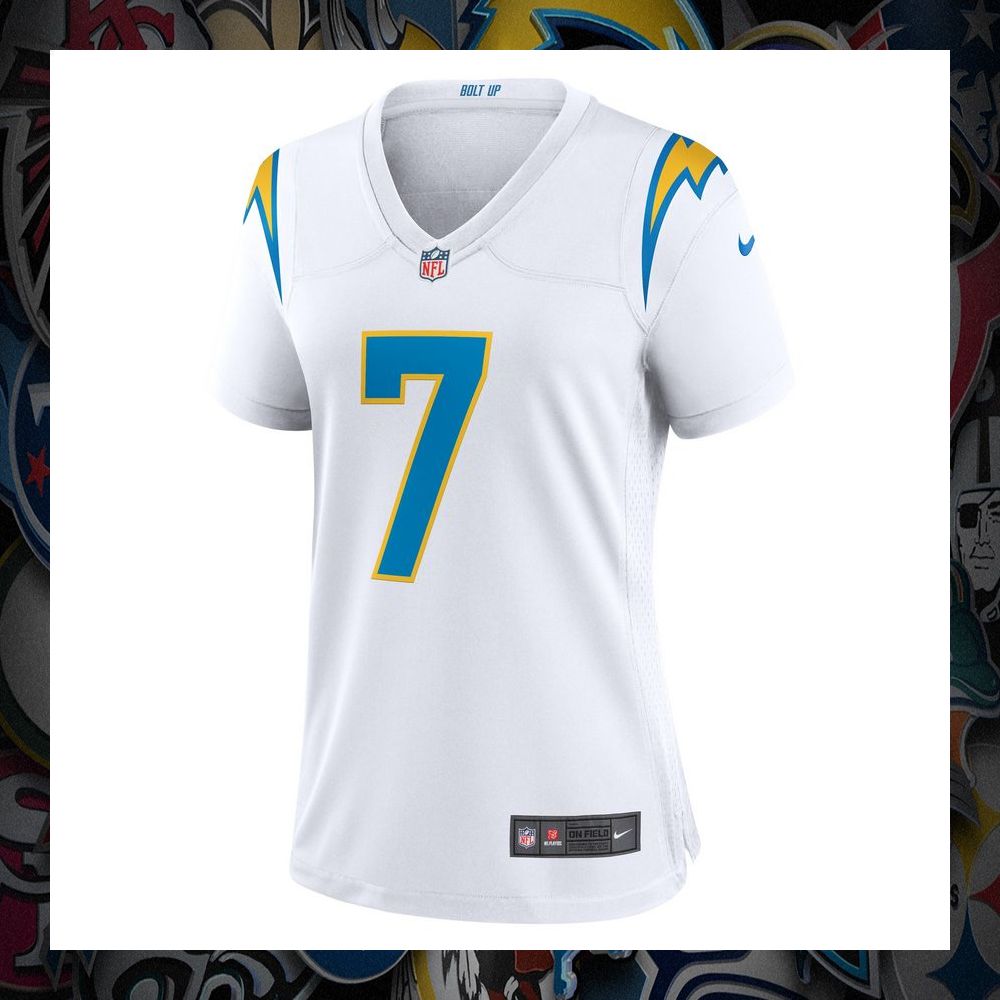 Gerald Everett Los Angeles Chargers White Football Jersey 35 Gerald Everett Los Angeles Chargers White Football Jersey word2
