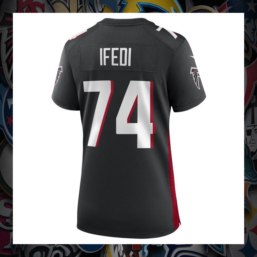 Germain Ifedi Atlanta Falcons Black Football Jersey 7 Germain Ifedi Atlanta Falcons Black Football Jersey word1