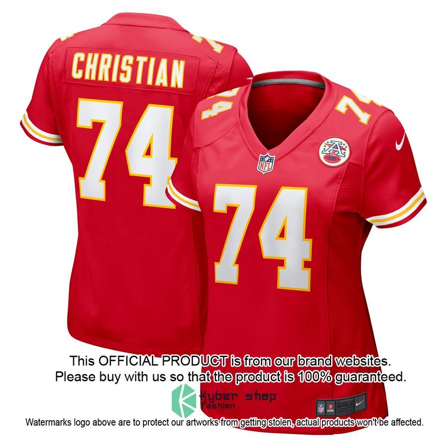 Geron Christian Kansas City Chiefs Red Football Jersey