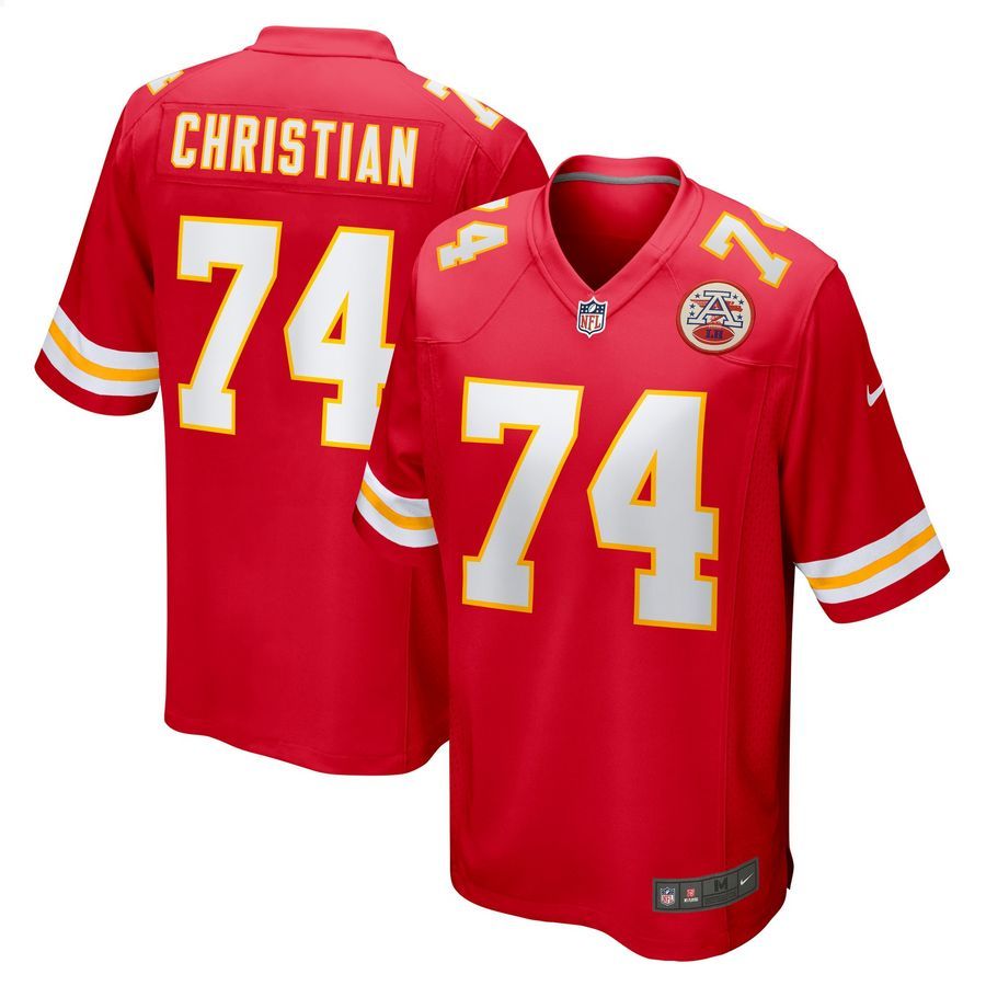 Geron Christian Kansas City Chiefs Red Football Jersey