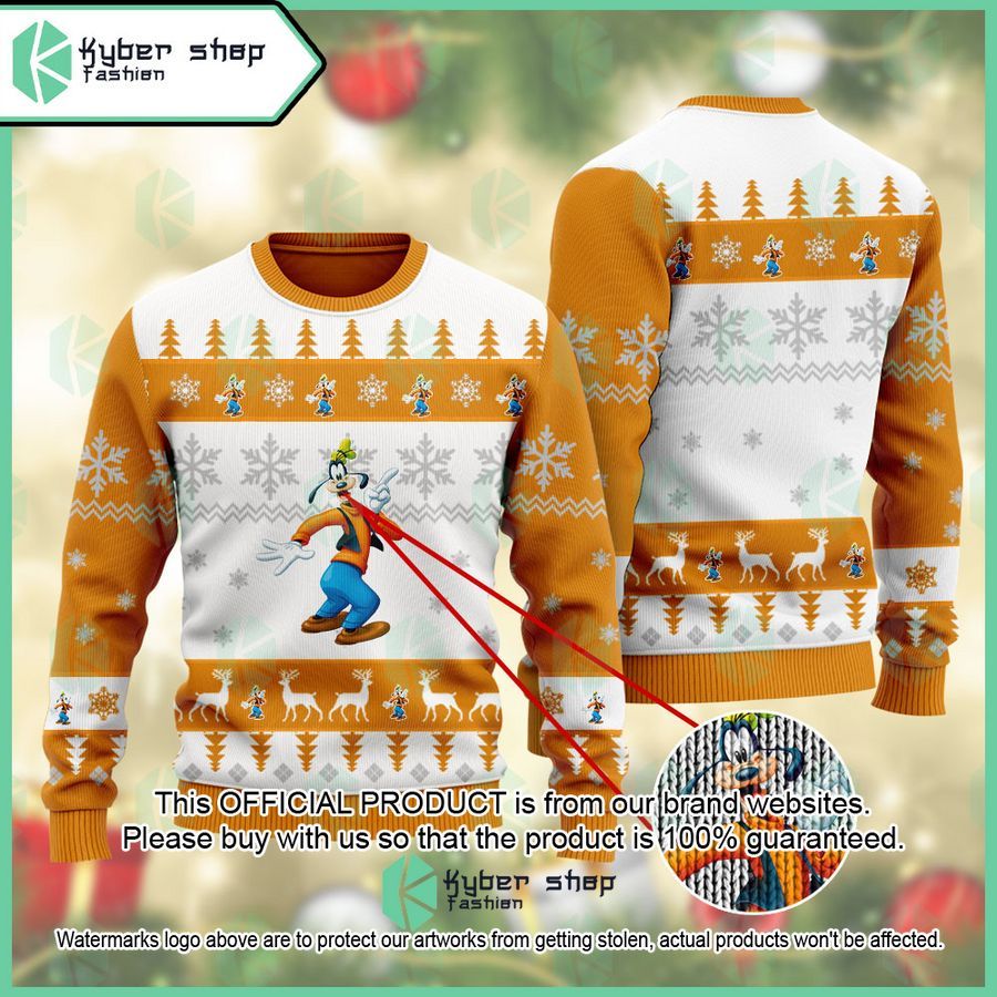 Goofy Disney's Mickey Mouse Christmas Sweater