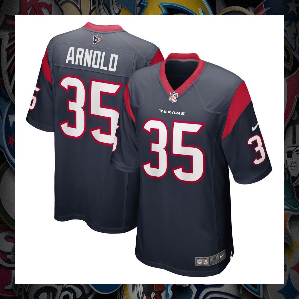 Grayland Arnold Houston Texans Navy Football Jersey 8 Grayland Arnold Houston Texans Navy Football Jersey word3