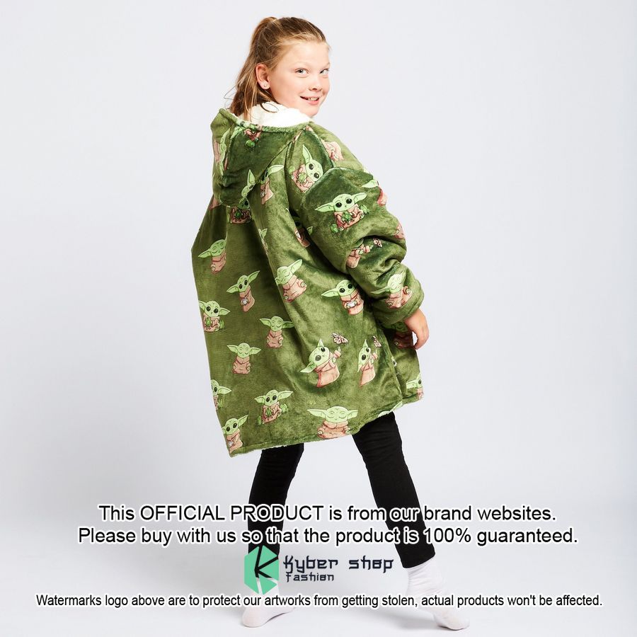 Green Kids The Mandalorian Grogu Oodie Blanket Hoodie 6 Green Kids The Mandalorian Grogu Oodie Blanket Hoodie word2