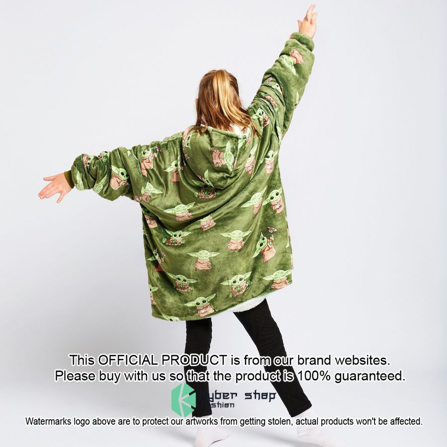 Green Kids The Mandalorian Grogu Oodie Blanket Hoodie 7 Green Kids The Mandalorian Grogu Oodie Blanket Hoodie word2