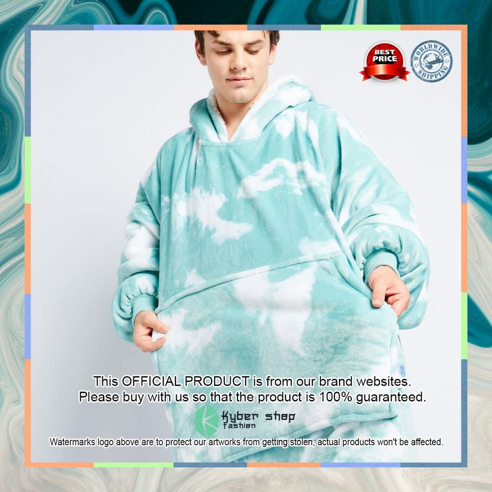 Green TieDye Oodie Blanket Hoodie 10 Green TieDye Oodie Blanket Hoodie word1