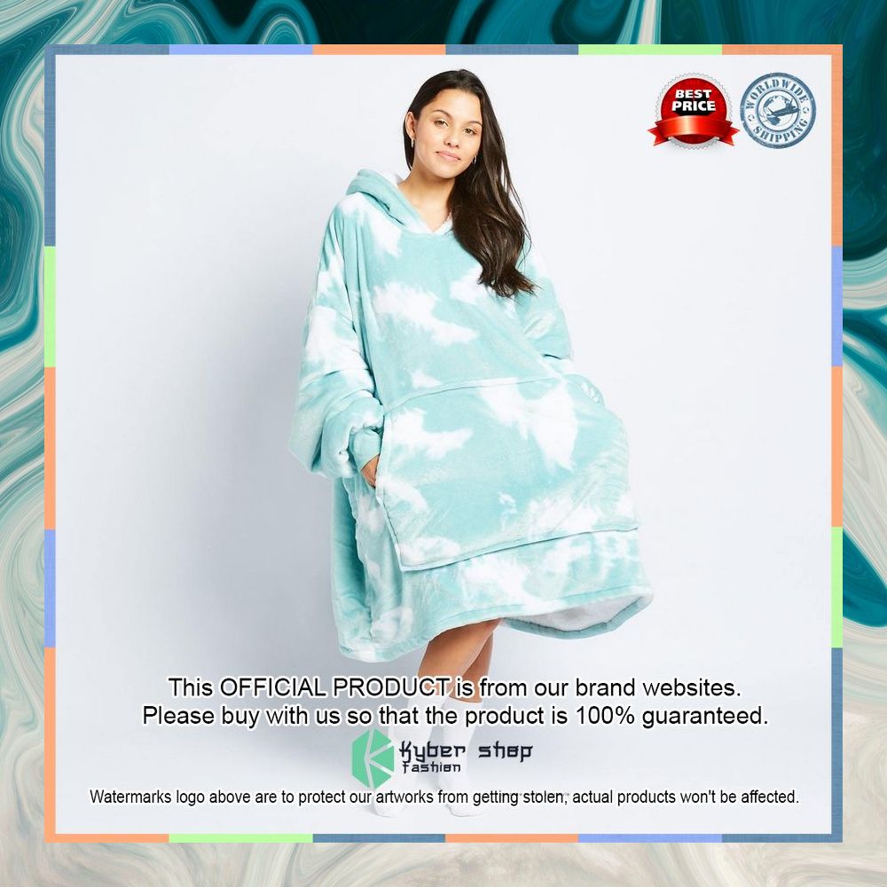 Green TieDye Oodie Blanket Hoodie 11 Green TieDye Oodie Blanket Hoodie word1