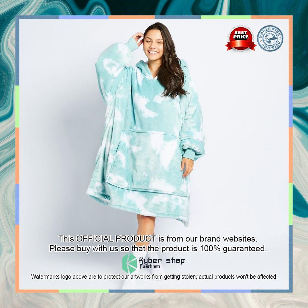 Green TieDye Oodie Blanket Hoodie 12 Green TieDye Oodie Blanket Hoodie word1