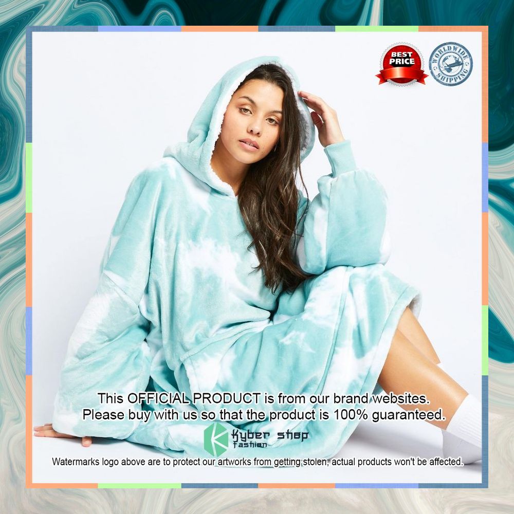 Green TieDye Oodie Blanket Hoodie 14 Green TieDye Oodie Blanket Hoodie word1