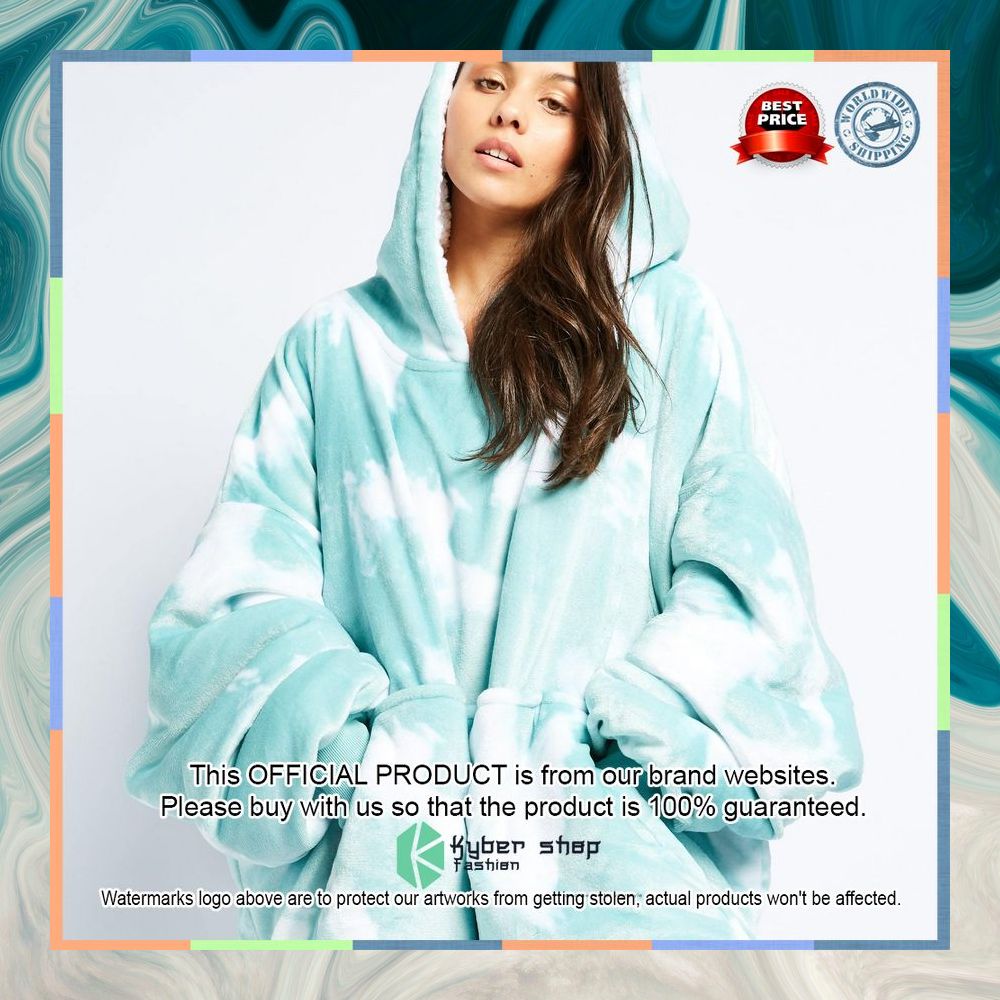 Green TieDye Oodie Blanket Hoodie 15 Green TieDye Oodie Blanket Hoodie word1