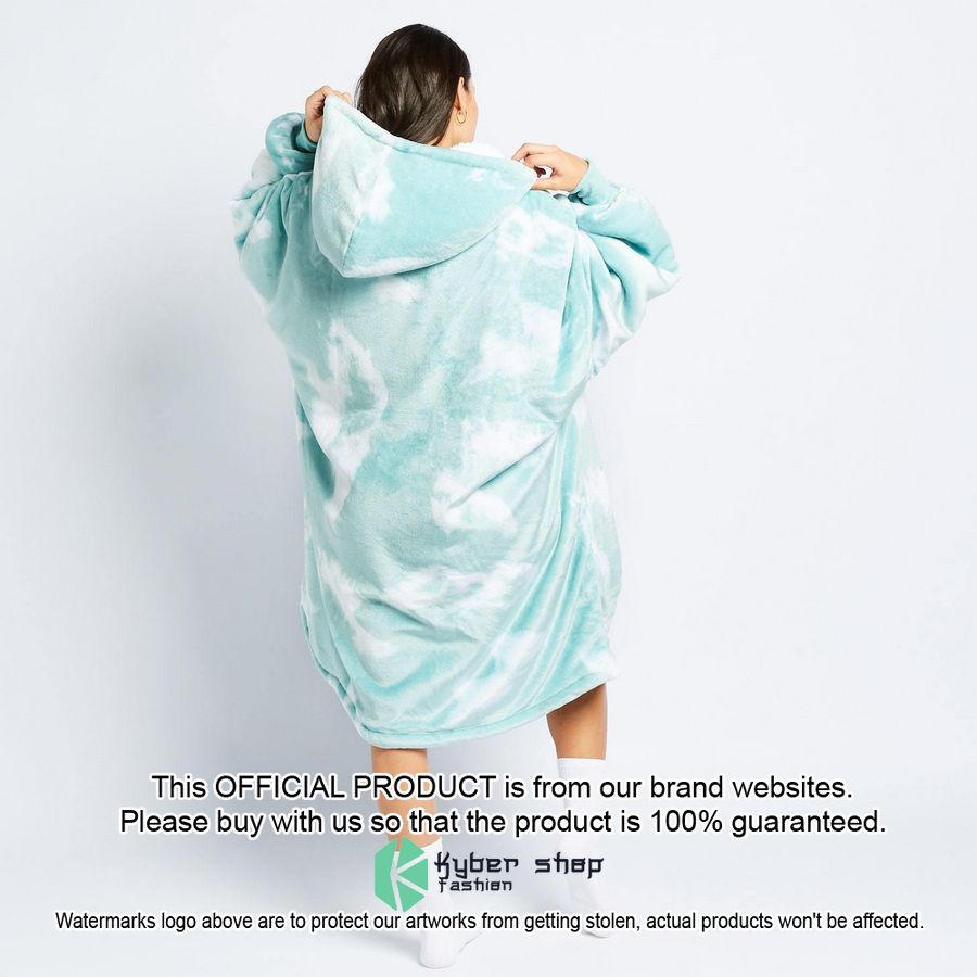 Green TieDye Oodie Blanket Hoodie 8 Green TieDye Oodie Blanket Hoodie word1