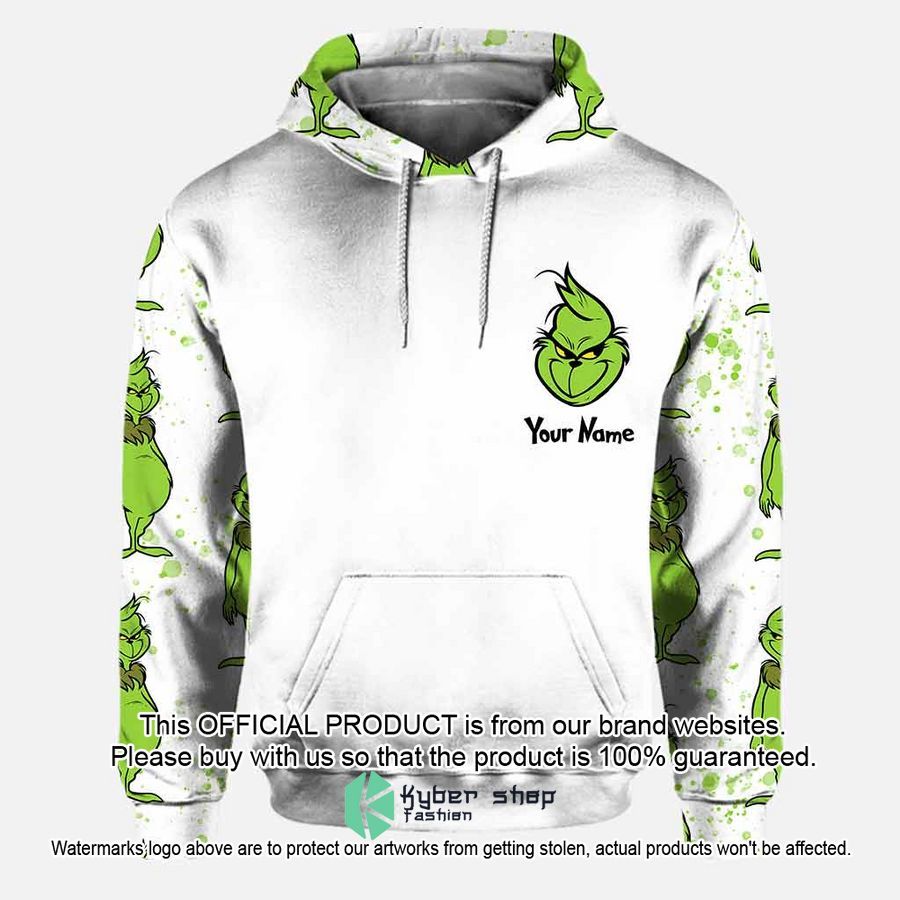 Grinch Rock Paper Scissors Throat Punch I Win Custom Name Hoodie, Legging 4 Grinch Rock Paper Scissors Throat Punch I Win Custom Name Hoodie, Legging word3