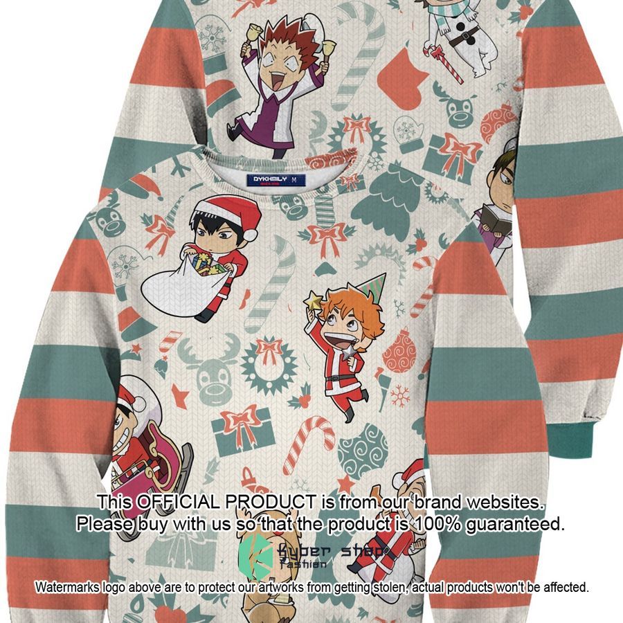 Haikyuu Characters Chibi Christmas Sweater