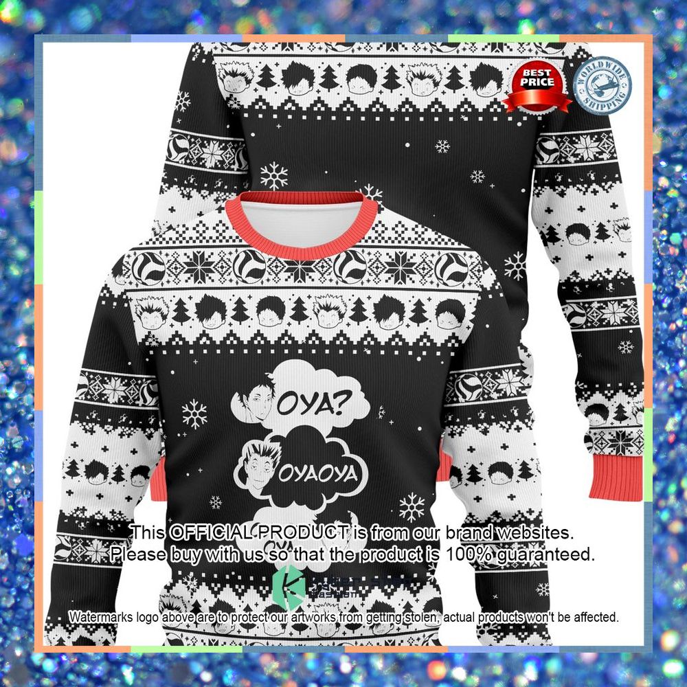 Haikyuu Oya Oya Oya Christmas Sweater 10 Haikyuu Oya Oya Oya Christmas Sweater word3