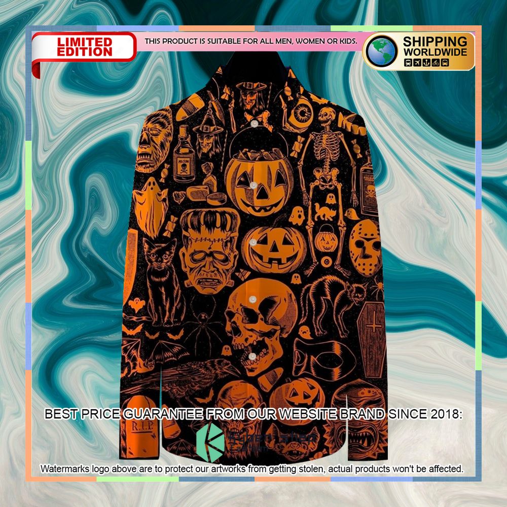 Happy Halloween Long Sleeve Shirt 3 Happy Halloween Long Sleeve Shirt word3