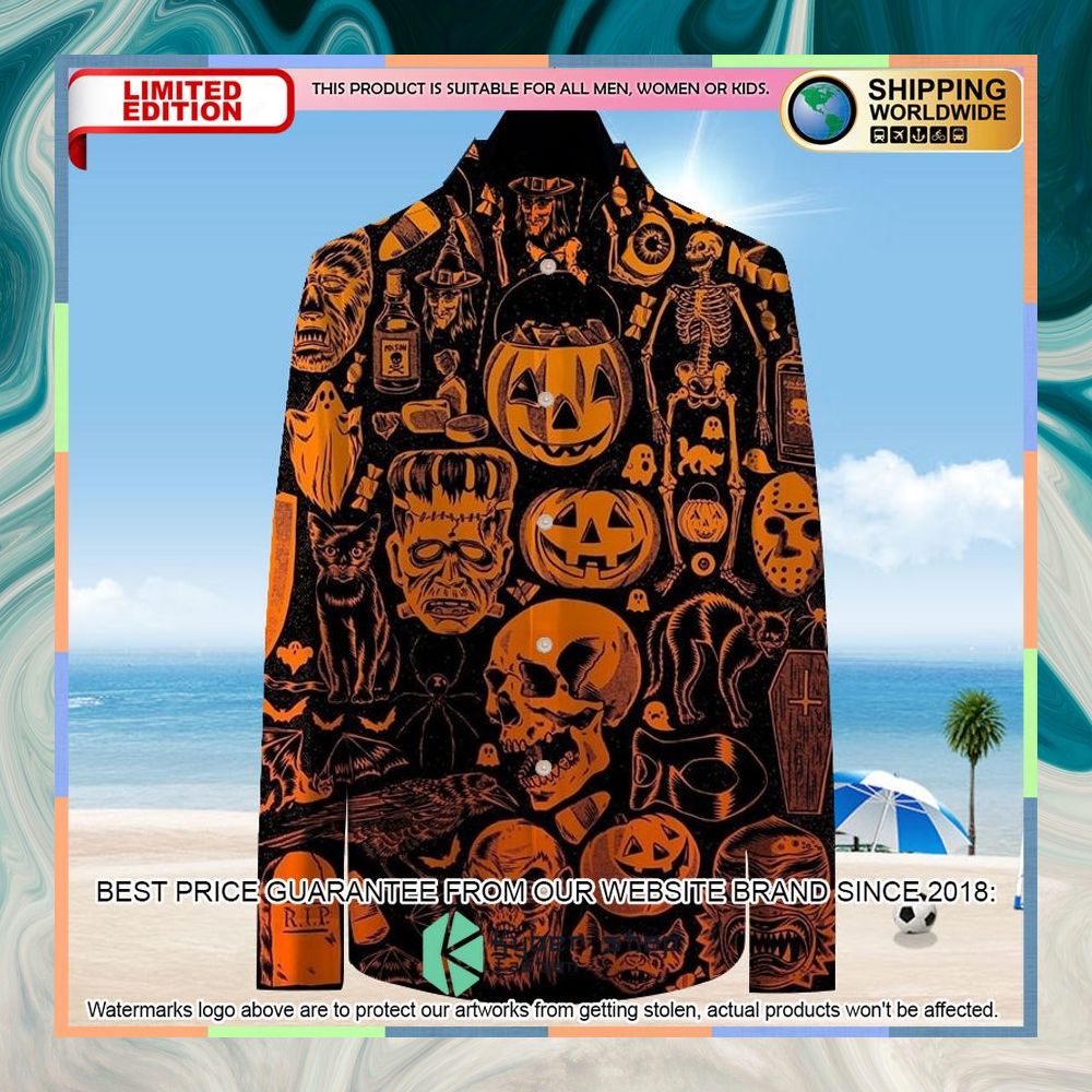 Happy Halloween Long Sleeve Shirt 4 Happy Halloween Long Sleeve Shirt word3