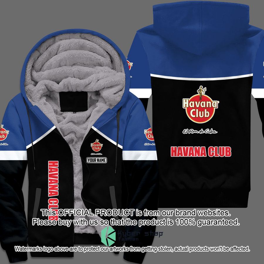 Havana Club Custom Fleece Hoodie word1