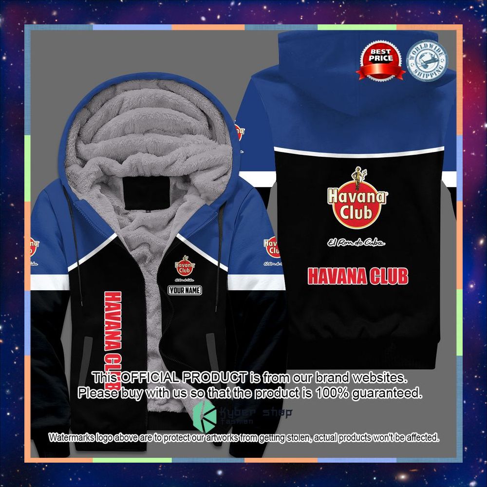 Havana Club Custom Fleece Hoodie 3 Havana Club Custom Fleece Hoodie word2