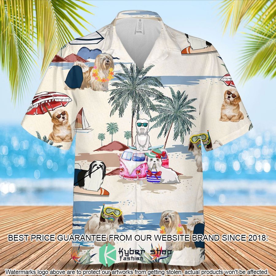 Havanese Summer Beach Hawaiian Shirt