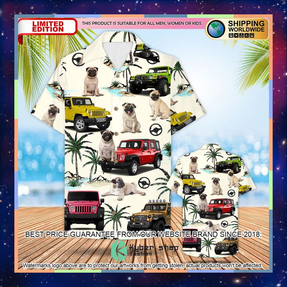 Hawaii Jeep Pug Hawaiian Shirt 4 Hawaii Jeep Pug Hawaiian Shirt word3