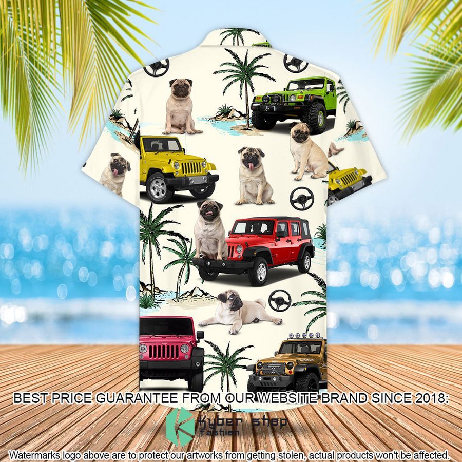 Hawaii Jeep Pug Hawaiian Shirt 3 Hawaii Jeep Pug Hawaiian Shirt word3