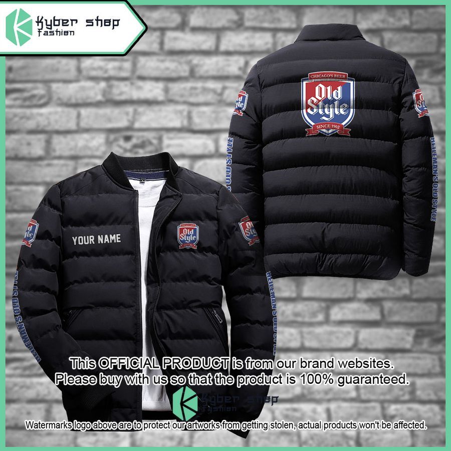 Heileman's Old Style Custom Puffer Down Jacket word2