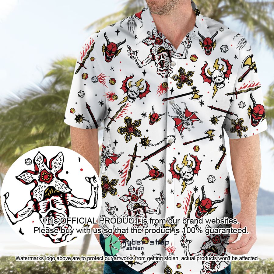 Hellfire Club Stranger Things Dungeons and Dragons Hawaiian Shirt