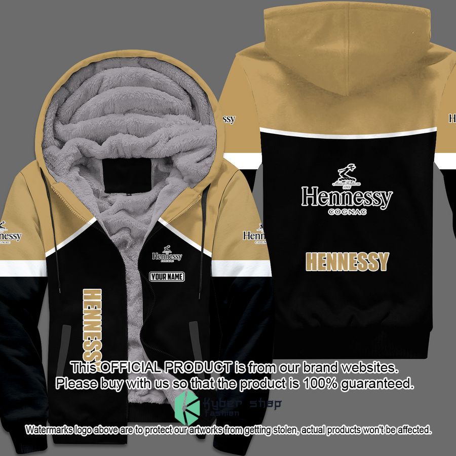 Hennessy Custom Fleece Hoodie word1