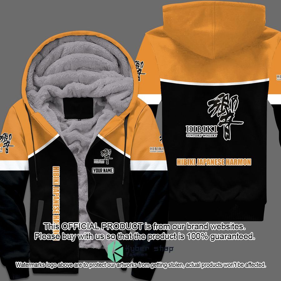 Hibiki Japanese Harmon Custom Fleece Hoodie word1
