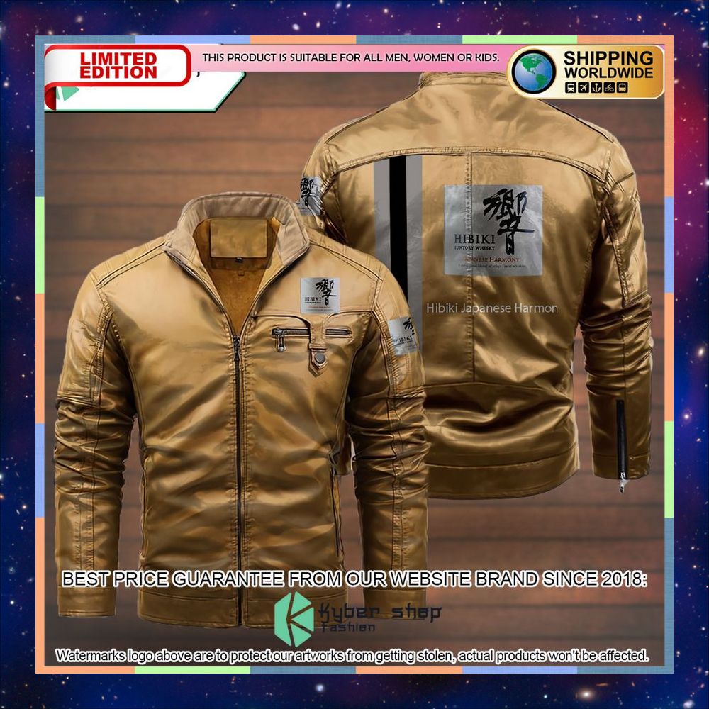 Hibiki Japanese Harmon Leather Jacket 10 Hibiki Japanese Harmon Leather Jacket word1