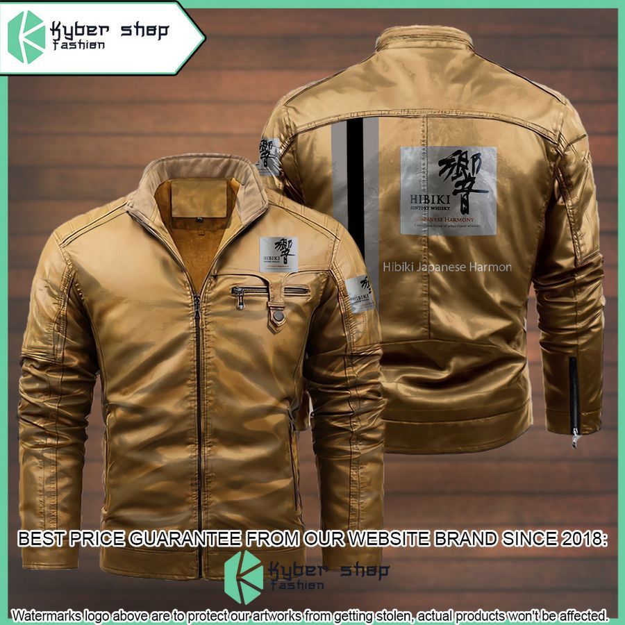 Hibiki Japanese Harmon Leather Jacket 3 Hibiki Japanese Harmon Leather Jacket word1